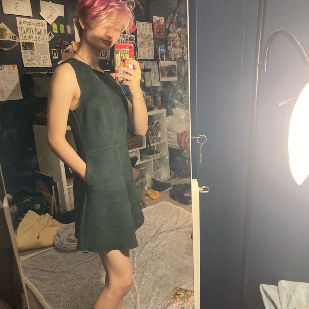 Suede dress from fab’rik